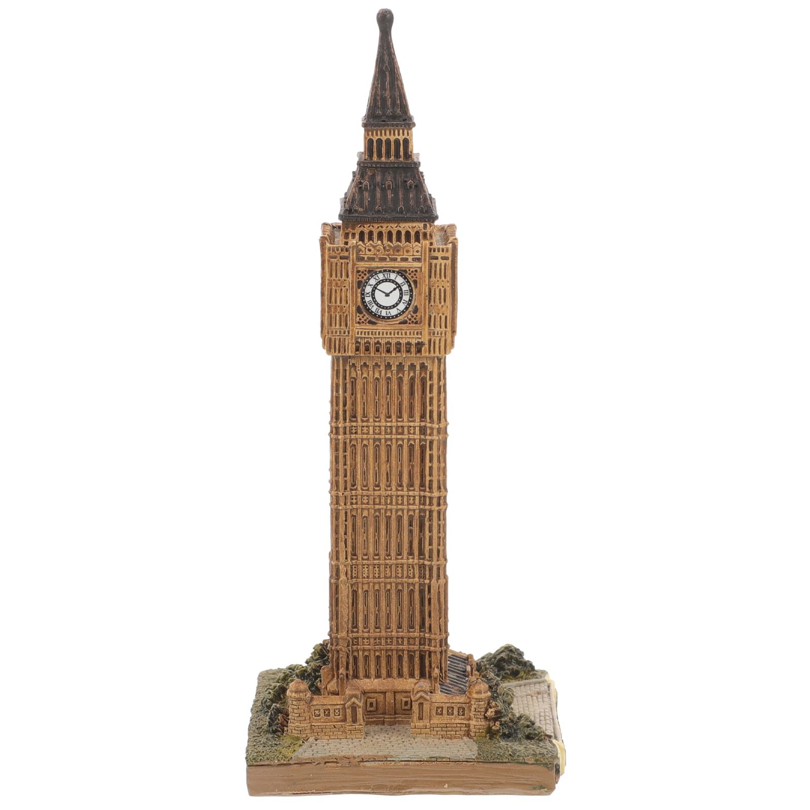 ロンドンビッグベン置物 レトロ樹脂クラフト ミニモデル デスクトップ装飾 ホームバー向け クリスマスお土産雑貨