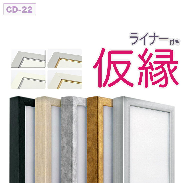 仮縁 出展用額縁【CD-22 RDタイプ（ライナー付き） SM】キャンバス用 仮縁 油縁 SM号・油絵額 10P01Oct16