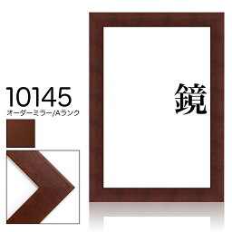 オーダーミラー モールディング【A-10145 茶】Aランク額縁内寸法 縦＋横の計 1501&#12316;1600mmまで【大型送料別商品】【代引き不可】