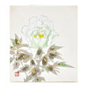 ≪メール便対応≫色紙 特価価格 初夏【神保芳月 牡丹 07】直筆 日本画 絵画 色紙