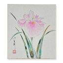 ≪メール便対応≫色紙 特価価格 初夏【神保芳月 菖蒲 024】直筆 日本画 絵画 色紙