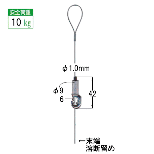 《メール便・送料無料》 ピクチャーレール用ワイ...の紹介画像2