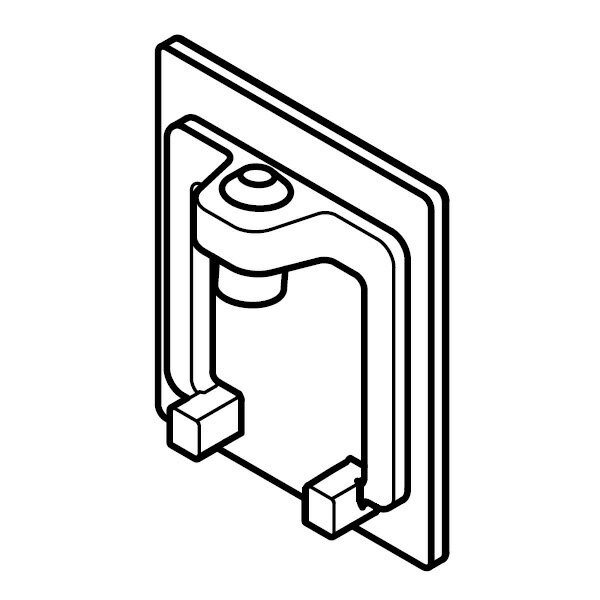 LAMP スガツネ工業ジュニア 100/GP 重量 ガラス扉用引戸 マグネットソフトクローザー仕様部品名 エンドキャップ品番 24956注文コード 250-041-995