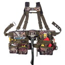 アメリカ USA US 工具 道具 Bucket Boss バケットボスサスペンションリグ　MOSSY OAK CAMO型番 85035高性能 な プロ仕様 装備 システムベルト は ウエスト 最大約132cmまで フィット