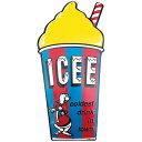 アメリカ USA US GOODS グッズUS EMBOSSED SIGN ICEE CUP YELLOWユーエス エンボス サイン アイシー カップ イエローエンボス加工されたサインプレートですサイズ H430mm × W200mmJAN 4589731194777