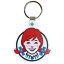 ꥫ USA US GOODS åRUBBER KEYCHAIN Wendy's WendyС  ǥ ǥۥ H64mm  W60mm  D3.5mmJAN 4589731199680