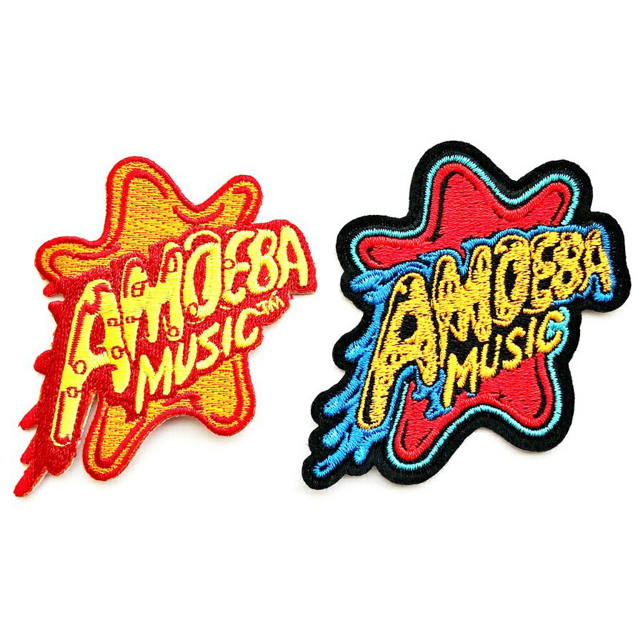 AmoebaMusic アメーバ ミュージック商品名：Amoeba Music ワッペンサイズ：通常カラー 幅7.3×縦7.6cm / オレンジ 幅6.8×縦6.3cm素材：布製JAN：1119100700228ワッペン ロゴ ミュージック music アメリカン雑貨 US雑貨
