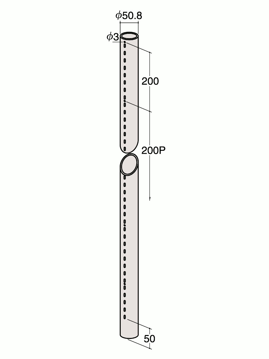 ROYAL ЃC EhXbgB iԁFR-W1B-R50 2700mm 50.8mm n X`[ _uXbg(1) AA SYSTEM JeSFT|[gyCΏۊOz