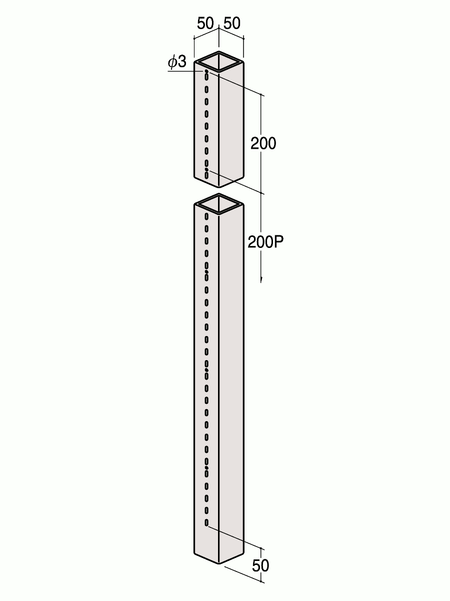 ROYAL ЃC XNGA[XbgB iԁFS1B-50/50 VOXbgi1ʁj3500mm 50~50mm n X`[ AA SYSTEM JeSFT|[gyCΏۊOz