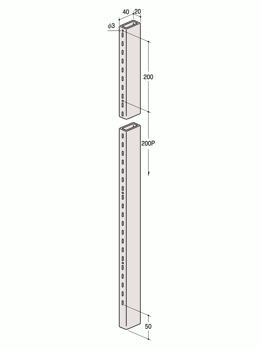 ROYAL ЃC N^OXbgB iԁFS2B-20/40 VOXbgi2ʁj 1500mm 20~40mm n X`[ AA SYSTEM JeSFT|[gyCΏۊOz