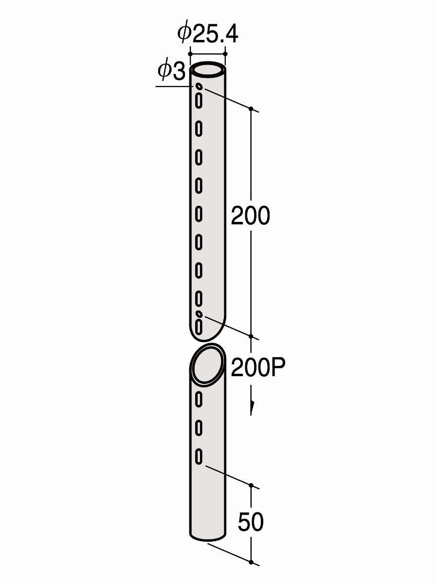 ROYAL ЃC EhXbgB iԁFS2B-25 1800mm 25.4mm n X`[VOXbg(2) AA SYSTEM JeSFT|[gyCΏۊOz