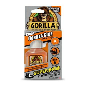 【 新入荷 新商品 】呉工業 KURE 超強力 多用途 接着剤Clear GORILLA GLUEゴリラグルー クリア 51ml 1770