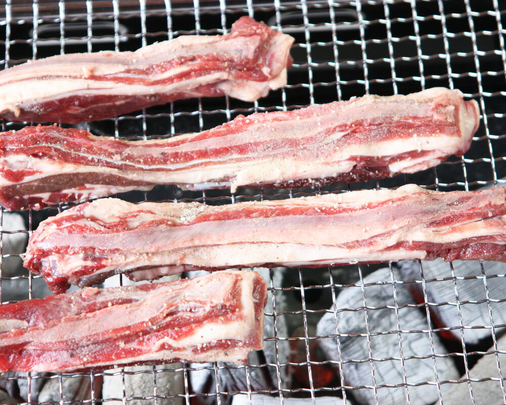 【北海道稚内産】エゾ鹿肉 カルビ 1kg (ブロック)【無添加】【エゾシカ肉/蝦夷鹿肉/えぞしか肉/ジビエ】 2