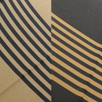 【メンズ長傘】紳士用男性用甲州織ポリエステル100%両面細ボーダー柄ゴールド×ブラック柄ブラック×ゴールド柄65cm16本骨カーボン骨アルミ中棒エゴ手元絆傘処