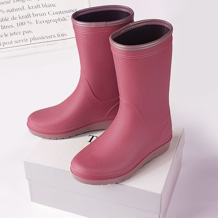 [¡Punto 10x!] Botas Botas de lluvia anchas Botas de lluvia Botas de armadura Botas ligeras para hombre Botas ligeras Ligeras Ligeras para caminar Nieve Lluvia Jardinería Trabajo agrícola Botas de jardín totalmente impermeables Botas de trabajo agrícola 3E Largo Adulto Suelto 23cm 23.5cm 24cm 2 — vista 2