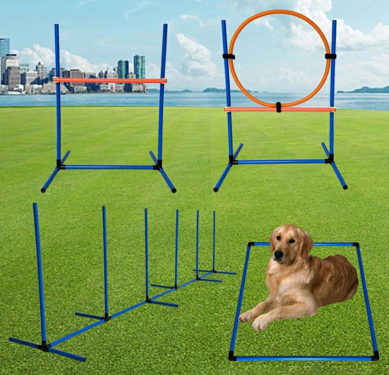【ポイント10倍】犬 アジリティ スラローム ハードル セット ドッグアジリティ ド...