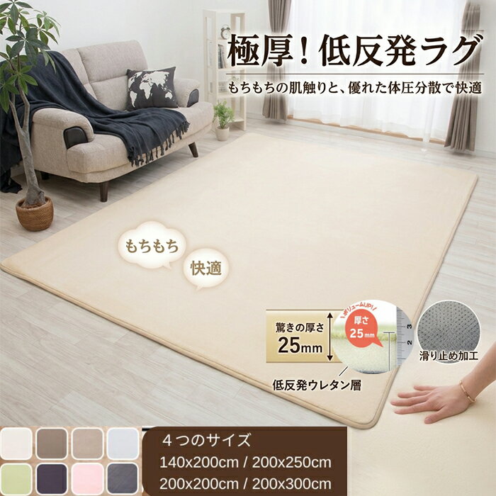 楽天市場】ラグ 200×250（カーペット・ラグ｜子供部屋用インテリア