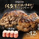佐賀牛ハンバーグ (150g×12個) 計1.8kg 冷凍 がばいうまか! 佐賀牛 ハンバーグ お中元 御中元 美味しい グルメ ギフト 無添加 大容量 夕食 ...