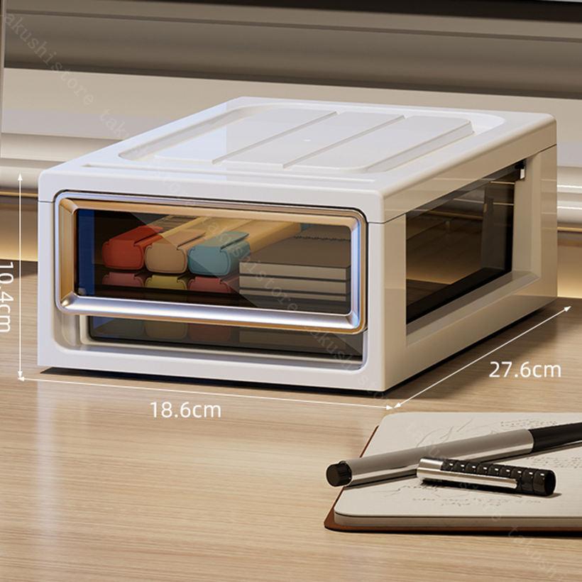 500円OFFクーポン 引き出し 収納ボックス 一目瞭然 収納ケース 化粧品収納ケース メイクボックス 強い耐久 整理簡単 小物/化粧品入れ おしゃれ コスメ収納 分離独立 メイクケース コスメボックス 使いやすい プラスチック 収納ケース 多段 takushistore [3]