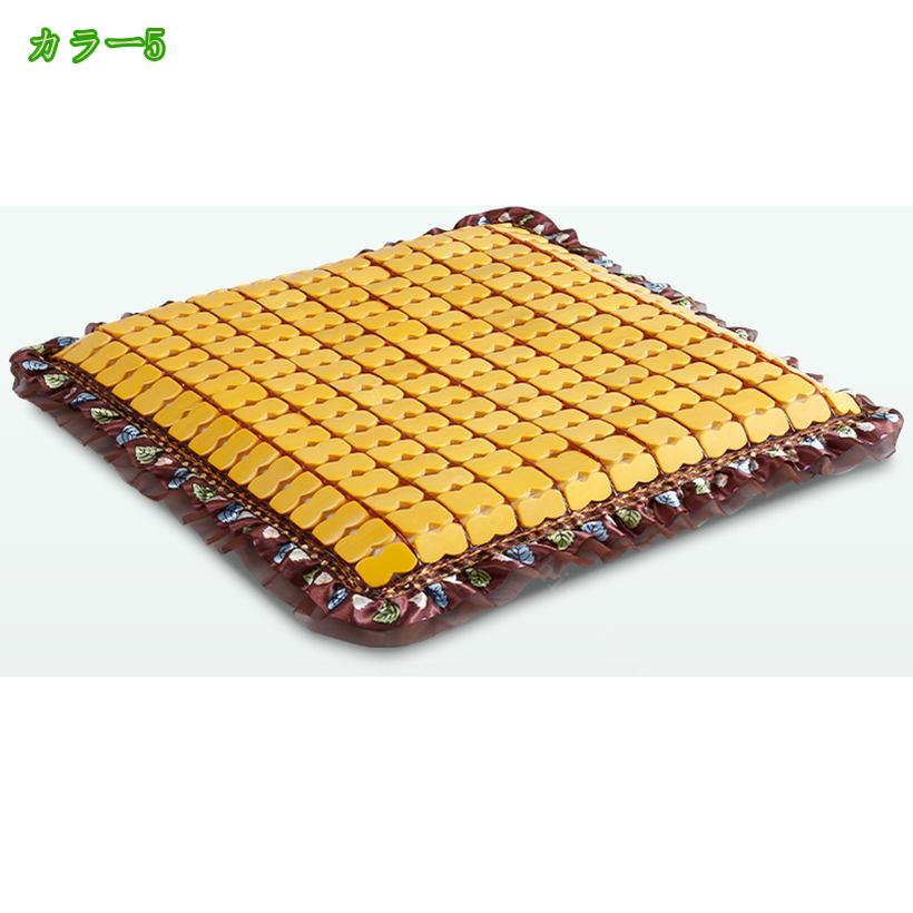 500円OFFクーポン シートパッド 竹マット オフィスチェアカバー カーシートクッション メッシュ 竹 カークッション 快適 通気 バンブーカバー 蒸れない メッシュ 防虫 耐久 涼しい オフィスチェア 車シート用品 天然竹製 四角 チェアパッド takushistore [3]