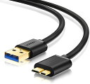 UGREEN USB3.0 MicroB USBケーブル タイプAオス...(2)