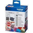LC111BK-2PK ブラック 4本セット 2本入 2箱セット ブラザー 純正 インク 111(2)