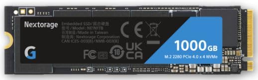 Nextorage GV[Y SSD 1000GB SSD M.2 2280 ő]x7300MB/s PCIe Gen 4.0 x 4 NVMe 1.4 NE1N1TB/GHNEL PS5mFς