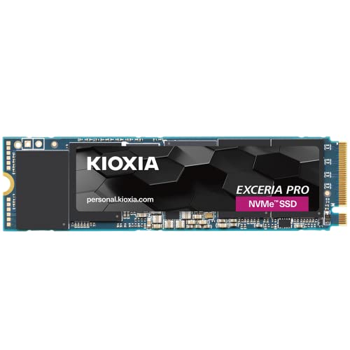  KIOXIA ¢ SSD 1TB NVMe M.2 Type 2280 PCIe Gen 4.0 4 (ɹ: 7,300MB/s) BiCS FLASH TLC  EXCERIA PRO SSD-CK1.0N4P/N 