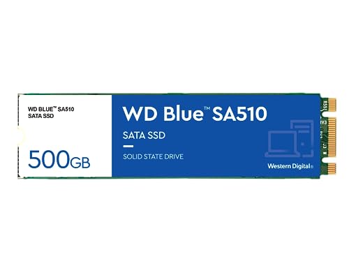 Western Digital 500GB WD Blue SA510 SATA \bhXe[ghCu SSD - SATA III 6Gb/s M.2 2280 ő560MB/s - WDS500G3B0B
