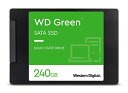 Western Digital (EGX^fW^) 240GB WD Green SSD \bhXe[ghCu - SATA III 6Gb/b 2.5C`/7mm ő545MB/b - WDS240G3G0A