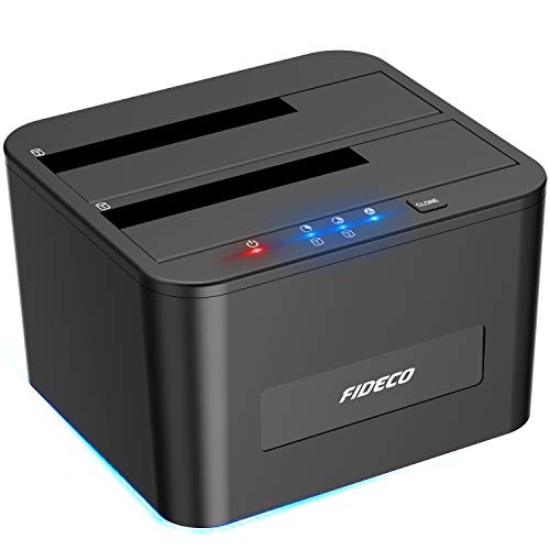 FIDECO HDDX^hAUSB3.0ڑ 2.5^ / 3.5^ SATA HDD/SSDΉAp\RȂHDD̂܂邲ƃRs[@\tA2xC n[hfBXNP[XA16TB*2ΉAdA_v^[tAubN