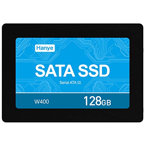 Hanye SSD 128GB 3D NAND ѵTLC  ¢ 2.5 SATAIII 6Gb/s 520MB/s  W400-128G Ź ᡼3ǯݾ