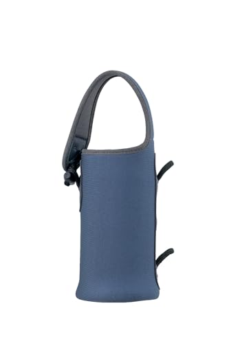 象印マホービン 水筒カバー Sサイズ(360ml用)持ち方3WAY ストレッチ素材 洗濯機洗いOK ステンレスボトルカバー ブルー MC-AA01-AA(3)