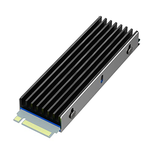 GLOTRENDS PC/PS5にサポートするM.2 SSDヒートシンク (6mm厚み)、大容量 1T / 2T / 4T 2280 M.2 PCIe NVMe SSD、両面フラッシュチップ、アルミ製