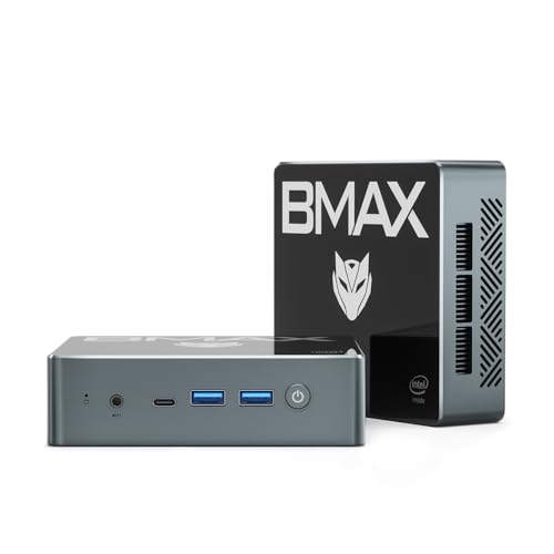 BMAX ミニPC 16GB DDR4 512GB SSD Intel N100 Linux(Ubuntu win 11 mini PC 最大3.4GHz 4コア4スレッド 静音性 省電…