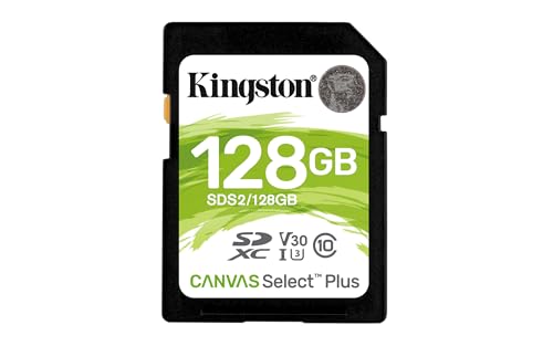 キングストン SDXCカード128GB 最大100MB/s Class10 UHS-I U3 V30 Canvas Select Plus SDS2/128GB