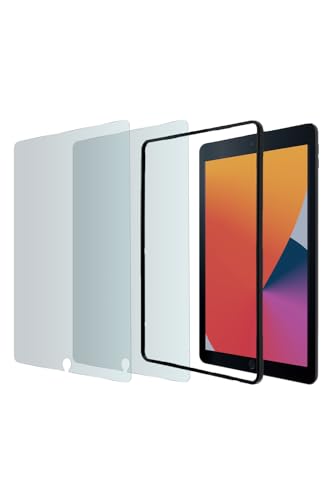 エレコム iPad 9世代 フィルム 2枚入り ガイドフレーム付 iPad 10.2 第9/8/7世代 (2021/2020/2019年) iPad 10.5 第3/1世代 (2019/2017年) ガラスフィルム 画面カバー率99% TBWA19RF