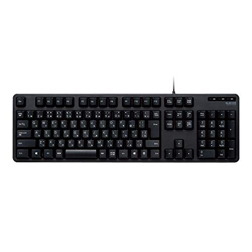 エレコム キーボード 有線 メンブレン フルキーボード ブラック TK-FCM104XBK エレコム キーボード 有線 メンブレン フルキーボード ブラック TK-FCM104XBK
