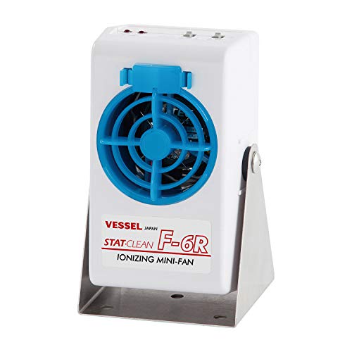 樂天商城 - ベッセル(VESSEL) 静電気除去 ミニ ファン (スタンド付) イオナイザ F-6RST
