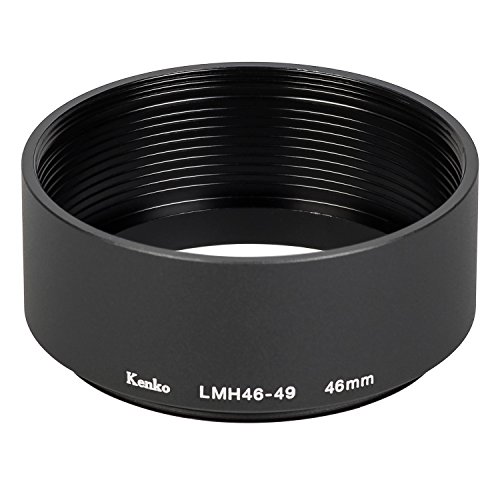 Kenko レンズフード レンズメタルフード LMH46-49 BK 46mm アルミ製 連結可能 792018