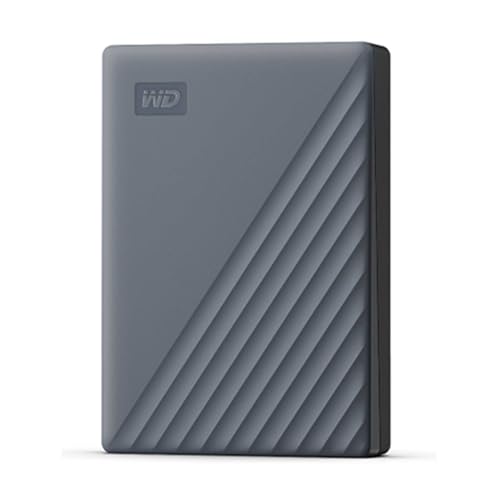 ウエスタンデジタル(Western Digital) WD ポータブルHDD 4TB USB3.0 グレー My Passport USB-C USB-C USB-A両対応 暗号化 パスワード保護 外付けハードディスク / メーカー3年保証 WDBRM