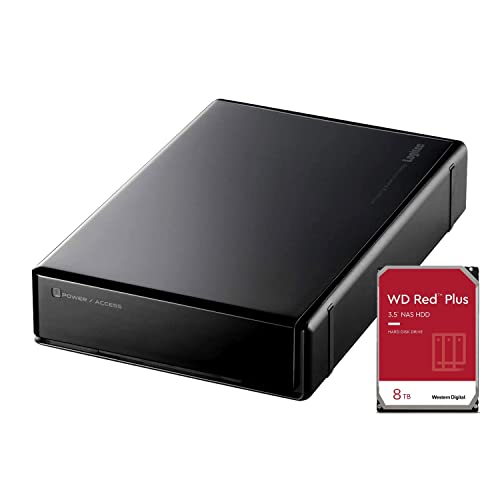 ロジテック 外付け HDD 信頼性の高い WD Red plus 採用 搭載 4TB Win/Mac / PS4 / PS5 / テレビ録画 ハードディスク …