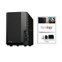 Synology NASキット 2ベイ DS220 /JP ガイドブック付 デュアルコアCPU 2GBメモリ搭載 スタンダードユーザー向け 国内正規代理店品 電話サポート対応品 DiskStation