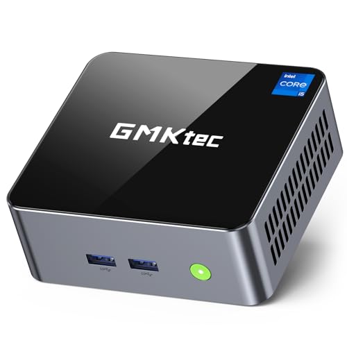 GMKtec ミニPC インテル® Core™ i5-12450H プロセッサー (12M キャッシュ、最大 4.40GHz) mini pc 8C/12T 32GB 1TB SSD Windows 11 Pro 3画面 2.5Gbps LAN WiF