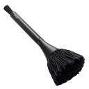 エレコム クリーナー ブラシ 除電ブラシ 帯電防止繊維 回転タイプ 毛質 2WAY すきま用ブラシ付き ウォッシャブル ほこりとり ブラック KBR-AM013...