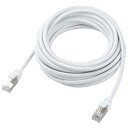 エレコム LANケーブル CAT7 5m 10Gbps 爪折れ防止 メッシュケーブル ホワイト ECLD-TWSM/WH50(2)
