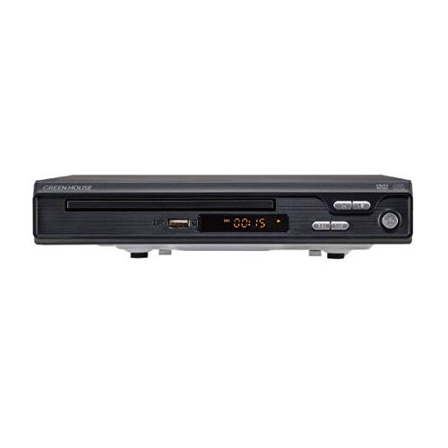 グリーンハウス GH-DVP1J-BK DVDプレーヤー HDMI対応 ブラック
