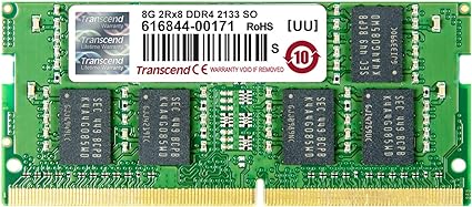 トランセンドジャパン Transcend ノートPC用メモリ PC4-17000(DDR4-2133) 8GB 1.2V 260pin SO-DIMM TS1GSH64V1H