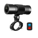 Motocam 自転車バイク用 ドライブレコーダー 液晶 1080P 200万画素 150 広角 Type-C USB給電 IP67防水 オートバイ ドラレコ 配線不要 ハンドルブラケット付き ヘルメットマウント付き アルミ製 小型 日本語取扱説明書