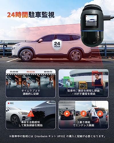 70mai Dash Cam Omni 前後左...の紹介画像3